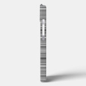 Mooie grijze strepen Case-Mate iPhone case (Achterkant / Links)