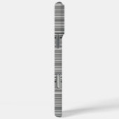 Mooie grijze strepen Case-Mate iPhone case (Achterkant / Rechts)