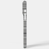 Mooie grijze strepen Case-Mate iPhone case (Achterkant / Links)