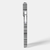 Mooie grijze strepen Case-Mate iPhone case (Achterkant / Links)