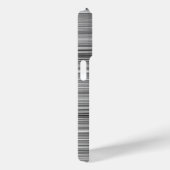 Mooie grijze strepen Case-Mate iPhone case (Achterkant / Rechts)
