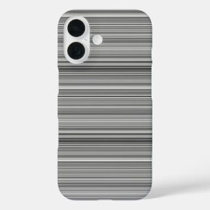 Mooie grijze strepen iPhone 16 hoesje