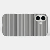 Mooie grijze strepen Case-Mate iPhone case (Achterkant (horizontaal))