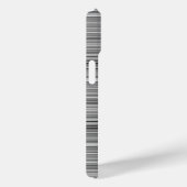 Mooie grijze strepen Case-Mate iPhone case (Achterkant / Rechts)