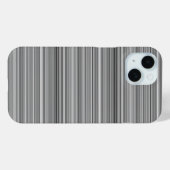 Mooie grijze strepen Case-Mate iPhone case (Achterkant (horizontaal))