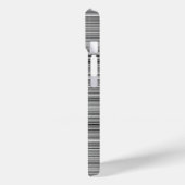 Mooie grijze strepen Case-Mate iPhone case (Achterkant / Links)