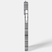 Mooie grijze strepen Case-Mate iPhone case (Achterkant / Links)