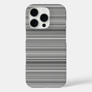 Mooie grijze strepen iPhone 16 pro hoesje