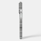 Mooie grijze strepen Case-Mate iPhone case (Achterkant / Links)