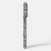 Mooie grijze strepen Case-Mate iPhone case (Achterkant / Rechts)