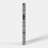 Mooie grijze strepen iPhone hoesje (Rechterkant)