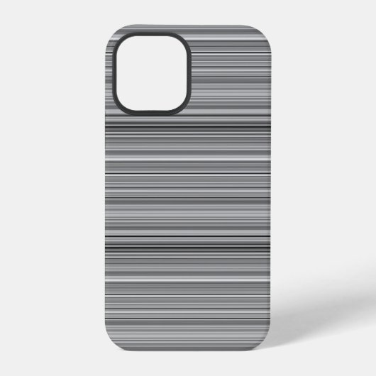 Mooie grijze strepen iPhone hoesje (Achterkant)