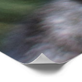 Mooie, grijze tafeltje met groene ogen dicht bij d poster (Hoek)