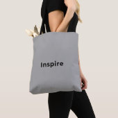 Mooie grijze tote bag (Dichtbij)