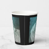 Mooie Grijze Wolf in een Donker Bos Papieren Bekers (Rechts)