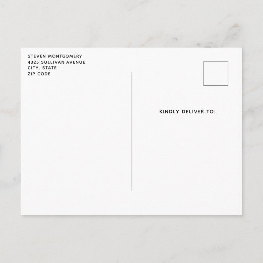 Mooie Grijze Wolf in een Donker Bos Verjaardag Uitnodiging Briefkaart (Achterkant)