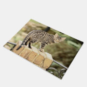 Mooie grijze zwarte keuken deurmat (Schuin)