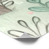 Mooie Griljige Bosvriend Pony  Poster (Hoek)