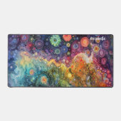 Mooie grillige kleurrijke terug naar school bureaumat (Voorkant)