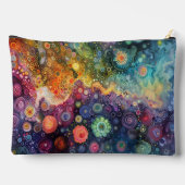 Mooie grillige kleurrijke terug naar school etui (Achterkant)