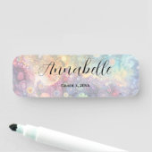 Mooie grillige kleurrijke terug naar school naamplaatje (In situ)