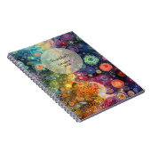 Mooie grillige kleurrijke terug naar school notitieboek (Rechterzijde)