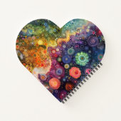 Mooie grillige kleurrijke terug naar school notitieboek (Achterkant)