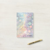 Mooie grillige kleurrijke terug naar school post-it® notes (Op bureau)