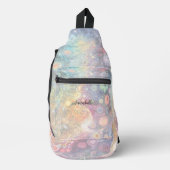 Mooie grillige kleurrijke terug naar school sling bag (Voorkant)
