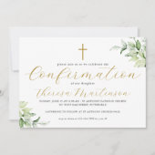 Mooie groen en kruisbevestiging kaart (Voorkant)