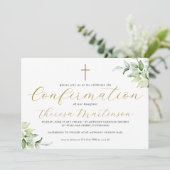 Mooie groen en kruisbevestiging kaart (Staand voorkant)