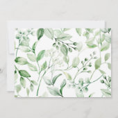 Mooie groen en kruisbevestiging kaart (Achterkant)