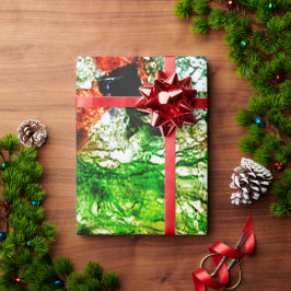 Mooie groene abstract inpakpapier, Clement Cadeaupapier