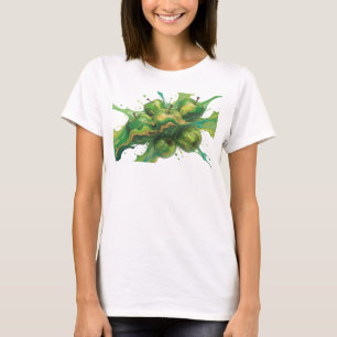 Mooie Groene Abstracte Appel Custom Shirt