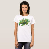 Mooie Groene Abstracte Appel Custom Shirt (Voorkant volledig)