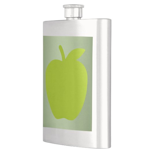 Mooie groene appelsilhouet flacon (Links)