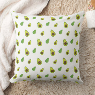 Mooie groene avocado patroon kussen