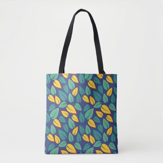 Mooie groene bladeren tote bag (Voorkant)