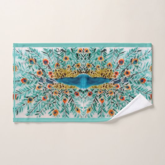 Mooie groene blauwe Natuur Bad Handdoek (Handdoek)