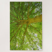 Mooie groene boom legpuzzel (Verticaal)