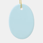 Mooie groene budgetten keramisch ornament (Achterkant)