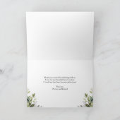 Mooie Groene Calligrafie Betuigingen van Dank voor Bedankkaart (Binnen)