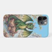 Mooie groene draak Case-Mate iPhone case (Achterkant (horizontaal))