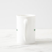 Mooie groene draak porselein kop (Achterkant)