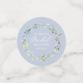 Mooie groene eucalyptus bruidsfeest confetti (Kleine voorkant)