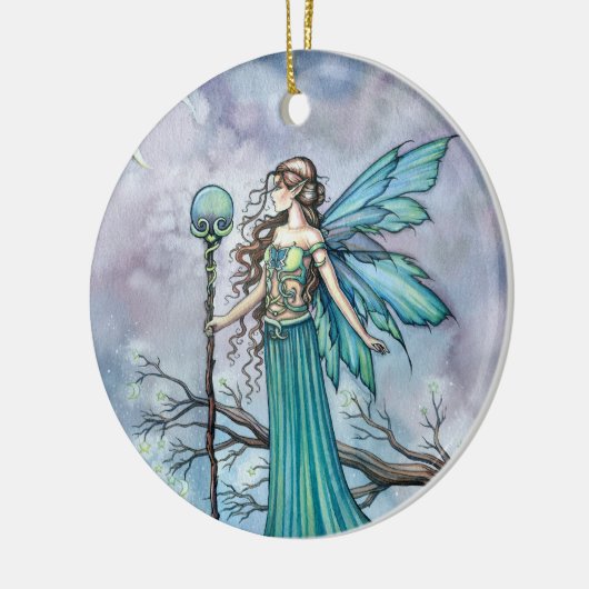 Mooie groene fee Ornament door Molly Harrison (Links)