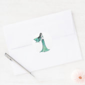 Mooie Groene Fee Stickers door Molly Harrison (Envelop)