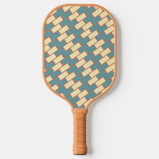 Mooie groene gele baksteen Pro Pickleball Paddle (Voorkant)