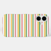 Mooie groene gele strepen Case-Mate iPhone case (Achterkant (horizontaal))