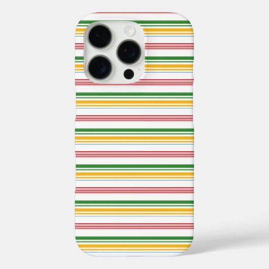 Mooie groene gele strepen Case-Mate iPhone case (Achterkant)